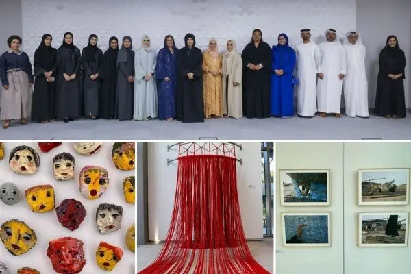 Watch: Sheikha Latifa opens ‘Narratives of Belonging’ exhibition featuring Emirati artists