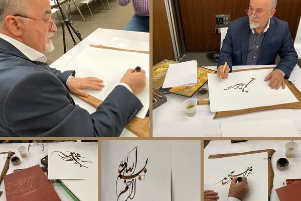 Video: Esrafil Shirchi's Workshop at Dubai Calligraphy Biennale