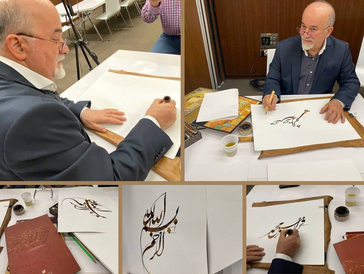 Video: Esrafil Shirchi's Workshop at Dubai Calligraphy Biennale