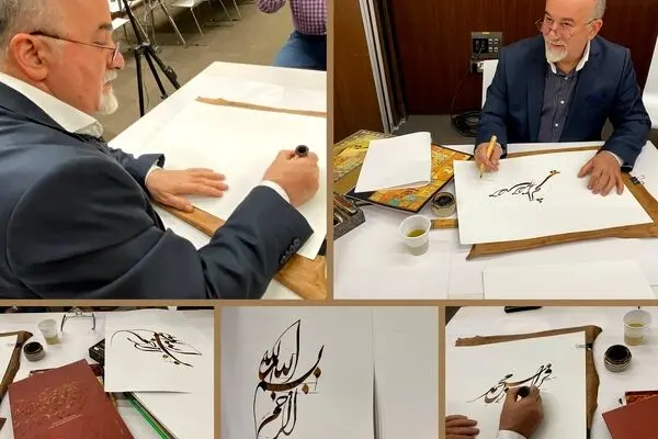Video: Esrafil Shirchi's Workshop at Dubai Calligraphy Biennale