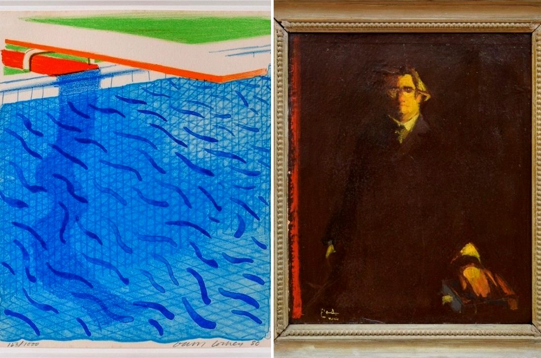 Dr. Mohammed Said Farsi’s collection to auction in London; from David Hockney's painting to works of pioneering Arab artists
