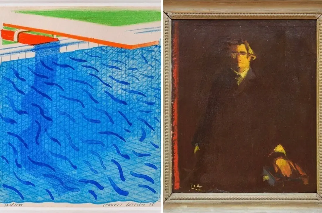 Dr. Mohammed Said Farsi’s collection to auction in London; from David Hockney's painting to works of pioneering Arab artists
