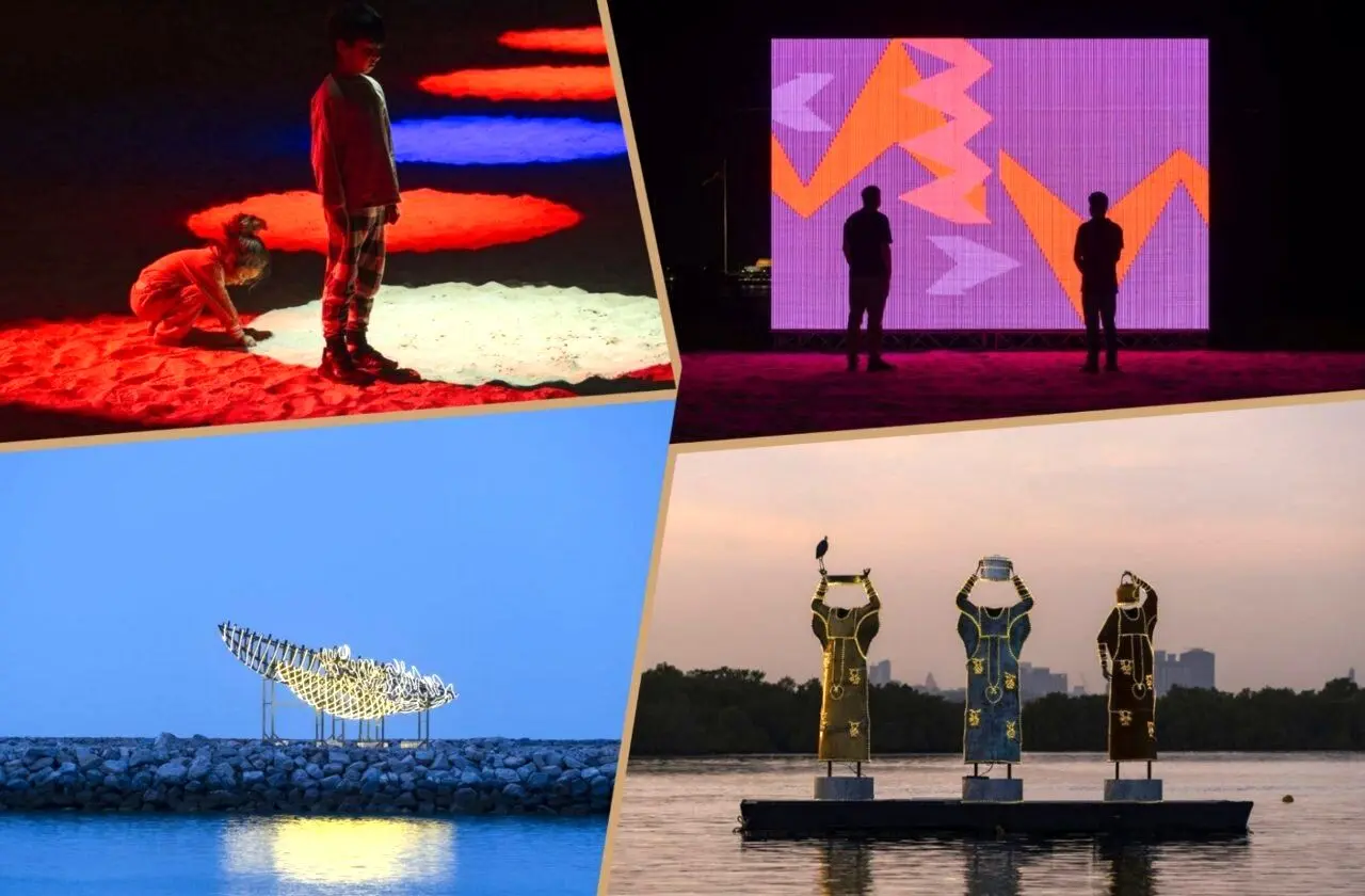 Light art exhibition Manar Abu Dhabi opens to public | Photos