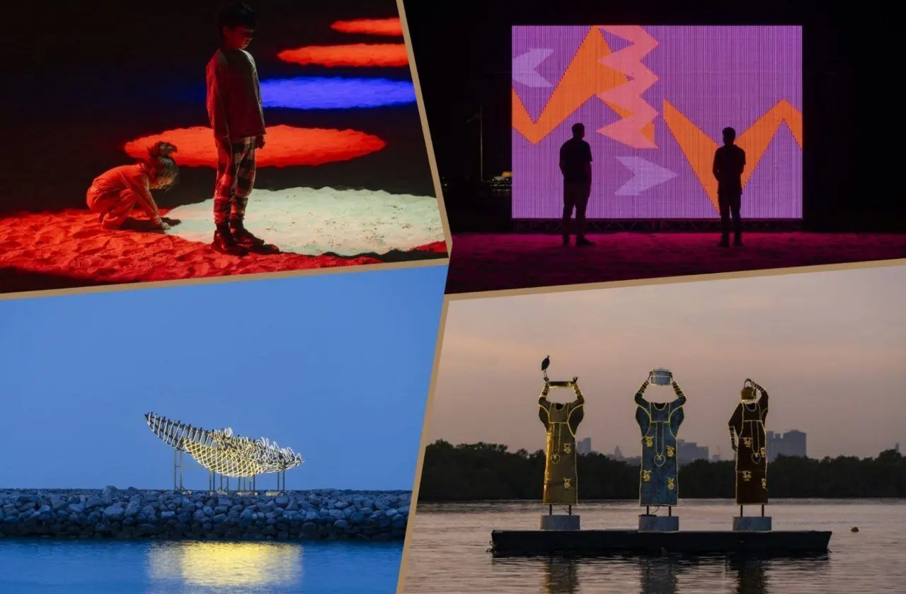 Light art exhibition Manar Abu Dhabi opens to public | Photos