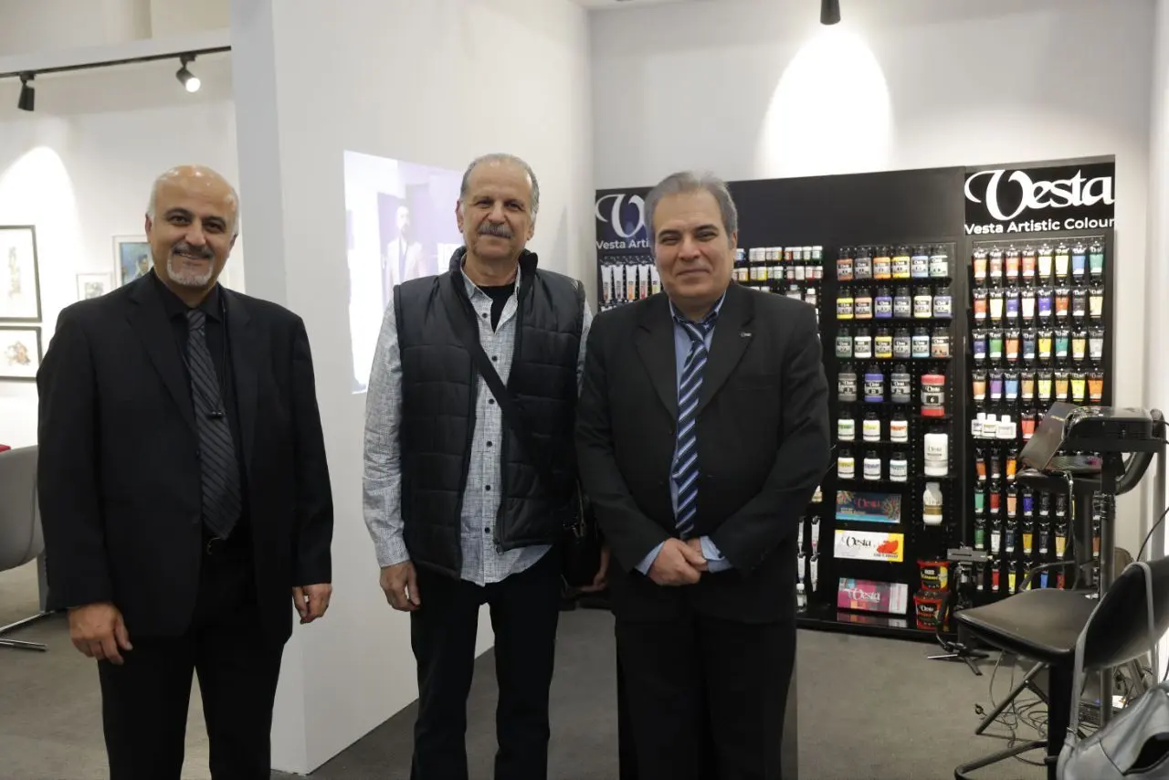 Vesta Color at the first Tehran Art Fair - in pictures