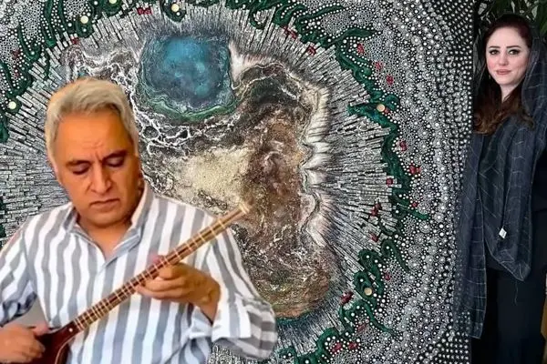 Music and Song by Mohammadreza Ebrahimi for Bita Vakili’s Painting Iran, the Endless Poem in the Raha Gallery Collection / Video