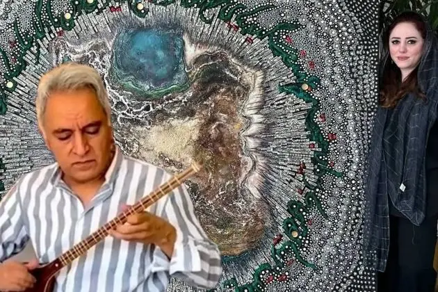 Music and Song by Mohammadreza Ebrahimi for Bita Vakili’s Painting Iran, the Endless Poem in the Raha Gallery Collection / Video