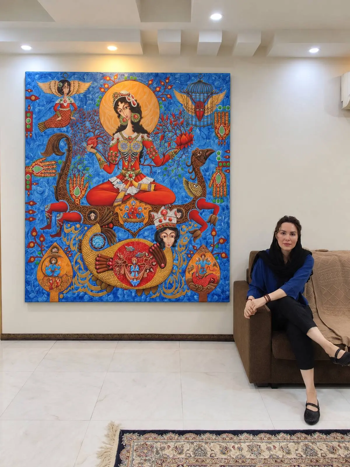 Fatemeh Ahmadian and Prophet Jonah: A Painting Acquired by a Jamaican Art Collector Based in Dubai