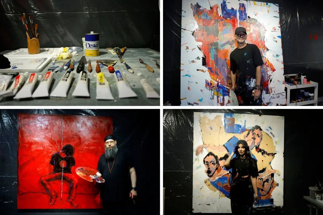Video: Live Painting Performance at Saless Gallery with Vesta Color Support