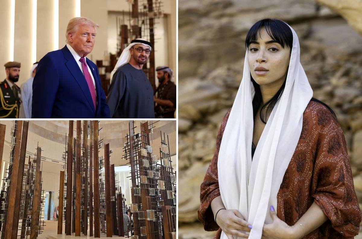 Zeinab Alhashemi’s Installation Greets Trump at Zayed Airport