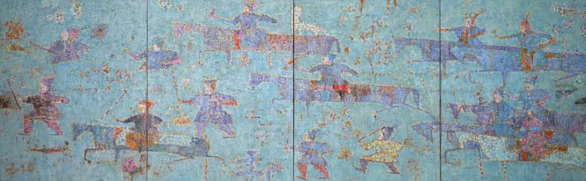 Reza Derakshani: A Modern Reimagining of Ancient Persian | Analysis of a Work from Raha Gallery Collection