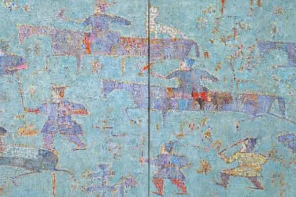 Reza Derakshani: A Modern Reimagining of Ancient Persian | Analysis of a Work from Raha Gallery Collection