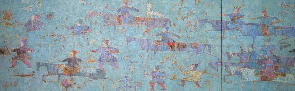 Reza Derakshani: A Modern Reimagining of Ancient Persian | Analysis of a Work from Raha Gallery Collection