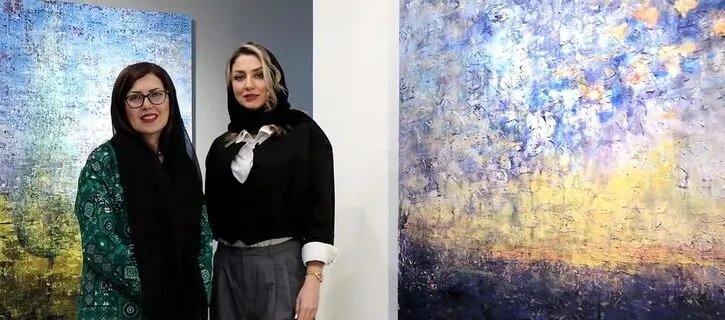 "Written Abstract" exhibition by Farnaz Rezaei at Mojdeh Art Gallery - photos