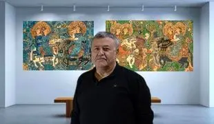 Sadegh Tabrizi and His Painterly Love Stories at Abu Dhabi Art 2025