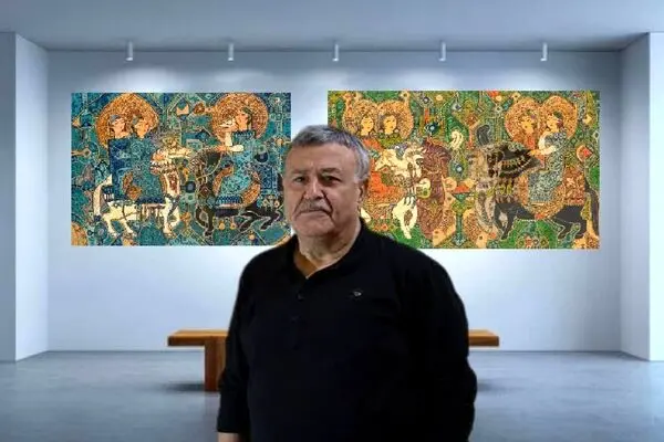 Sadegh Tabrizi and His Painterly Love Stories at Abu Dhabi Art 2025