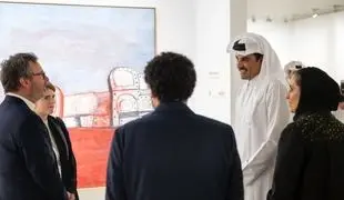 Sheikh Tamim bin Hamad Al Thani visits ‘Art Basel Qatar’ exhibition