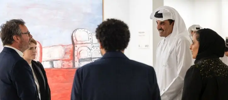 Sheikh Tamim bin Hamad Al Thani visits ‘Art Basel Qatar’ exhibition