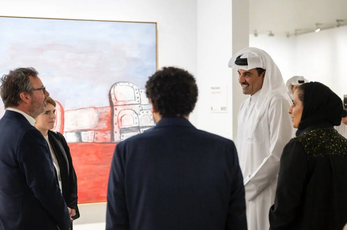 Sheikh Tamim bin Hamad Al Thani visits ‘Art Basel Qatar’ exhibition