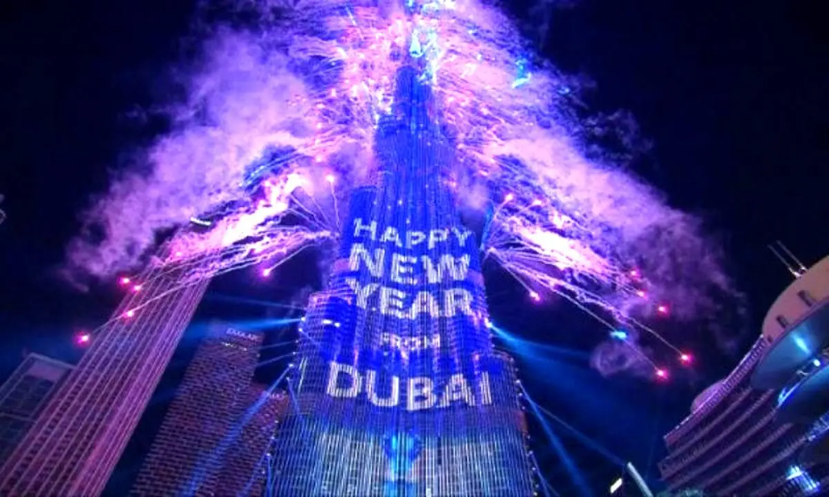 Watch: New Year celebration in Dubai with Burj Khalifa's spectacular light show