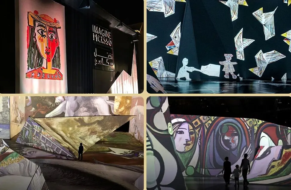 'Imagine Picasso' exhibition lands in Saudi Arabia for first time - photos