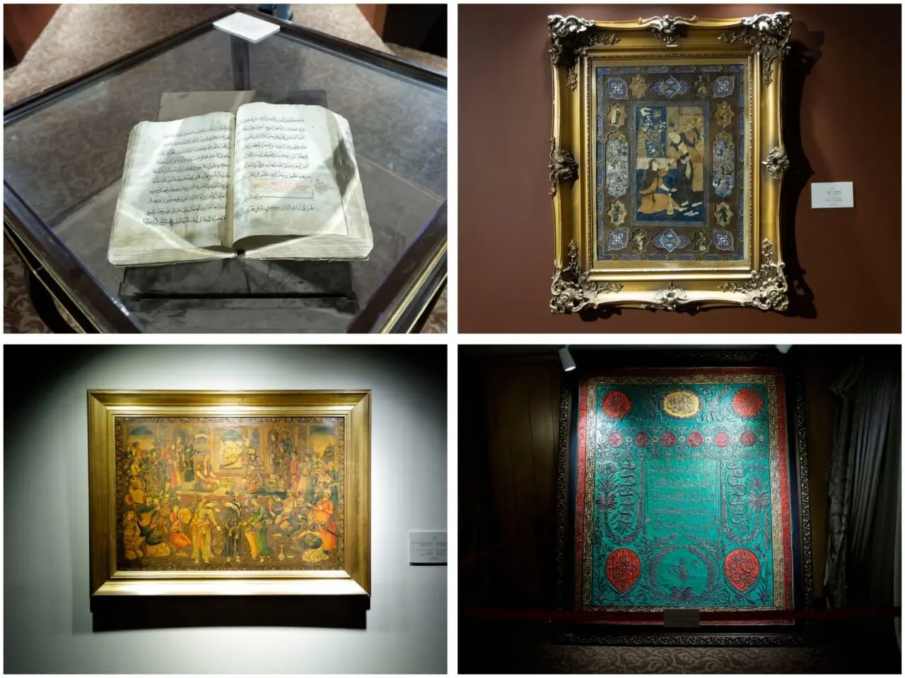 50 Photos of Artworks at the 5th Baran Auction in Tehran / From an 800-Year-Old Quran to Calligraphic Works by Mir Emad and Darvish Abd al-Majid, Works by Mirza Agha Emami, and Dozens of Cultural Treasures