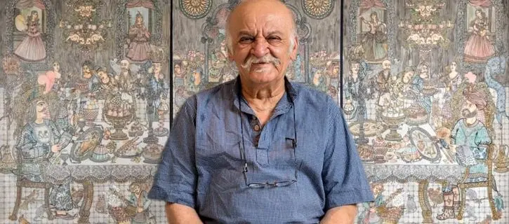 Ali Akbar Sadeghi and The Royal Feast in the Raha Gallery Collection