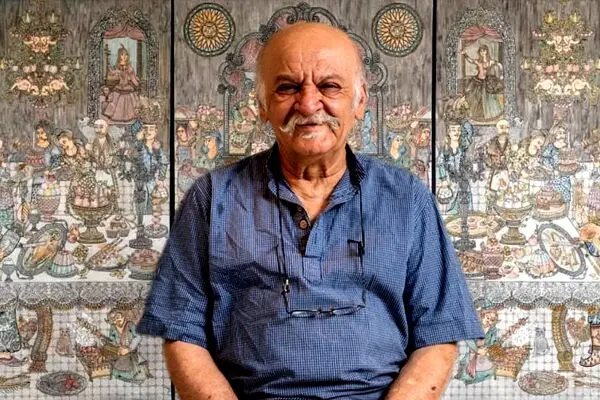 Ali Akbar Sadeghi and The Royal Feast in the Raha Gallery Collection