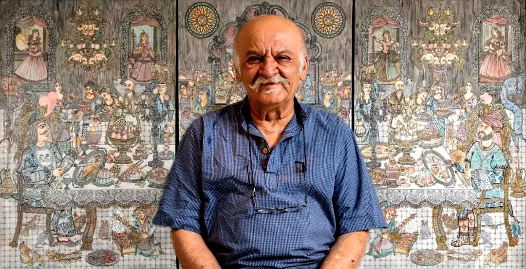 Ali Akbar Sadeghi and The Royal Feast in the Raha Gallery Collection