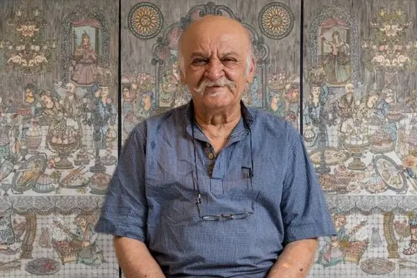 Ali Akbar Sadeghi and The Royal Feast in the Raha Gallery Collection