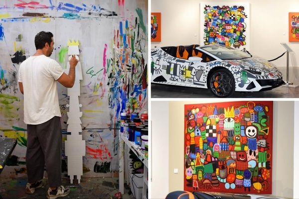 Ihab Ahmad’s “I Put My Brain on Pause!” opens at Firetti Contemporary