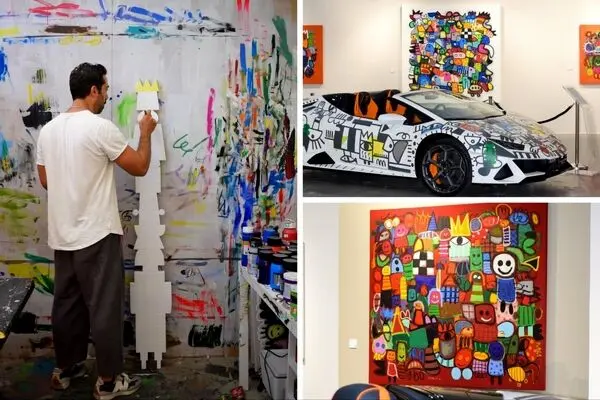 Ihab Ahmad’s “I Put My Brain on Pause!” opens at Firetti Contemporary