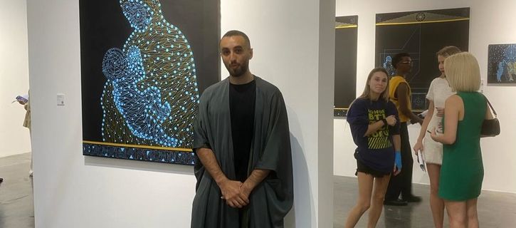 Kaikhan Salakhov's vision of cosmic evolution at Firetti Contemporary Dubai 