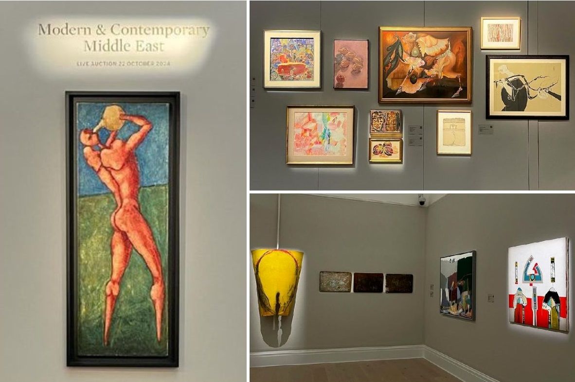 Preview of the Modern & Contemporary Middle East sale at Sotheby's London