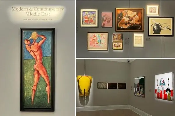 Preview of the Modern & Contemporary Middle East sale at Sotheby's London