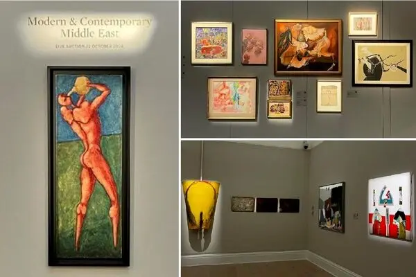 Preview of the Modern & Contemporary Middle East sale at Sotheby's London