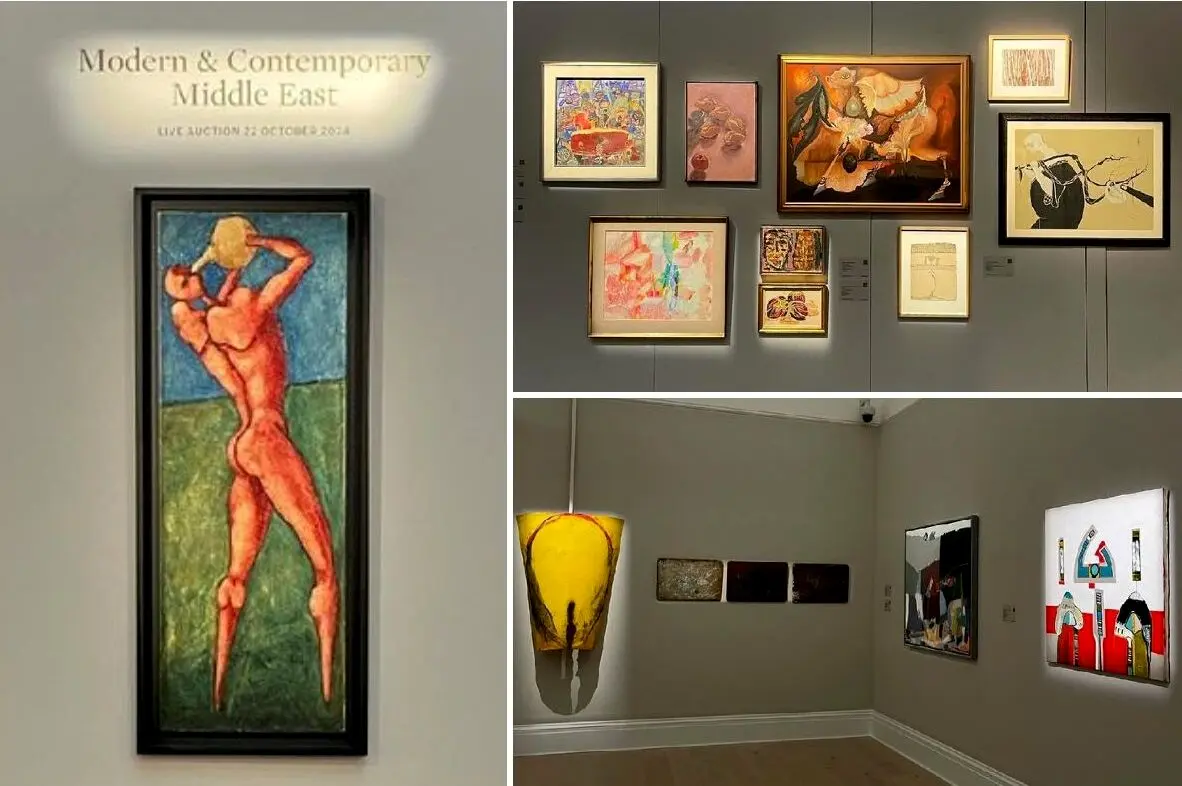 Preview of the Modern & Contemporary Middle East sale at Sotheby's London