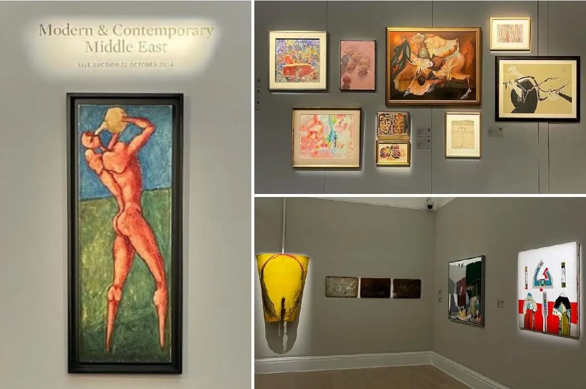 Preview of the Modern & Contemporary Middle East sale at Sotheby's London