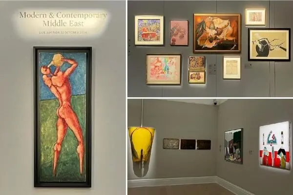 Preview of the Modern & Contemporary Middle East sale at Sotheby's London