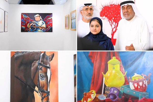Emirates Fine Arts Society opens the "Generations" exhibition - Video