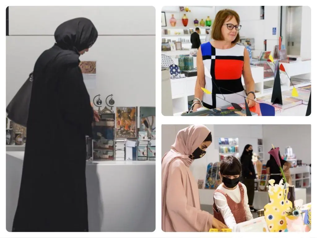 Jewels, Bags, Mugs have made by Michelangelo, Botticelli, Da Vinci  images/ Louvre Abu Dhabi Gift Shop 

