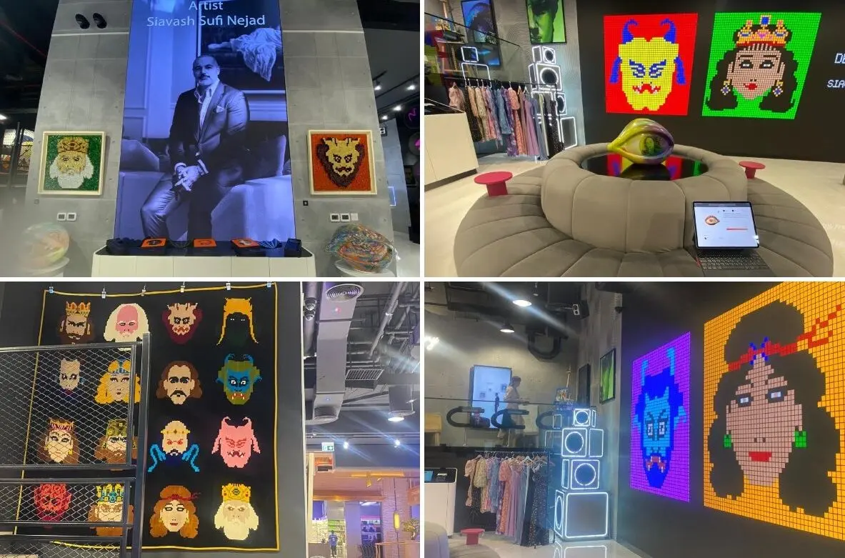 Siavash Sufinejad’ Demons & Kings in ftNFT Phygital Space | Photos