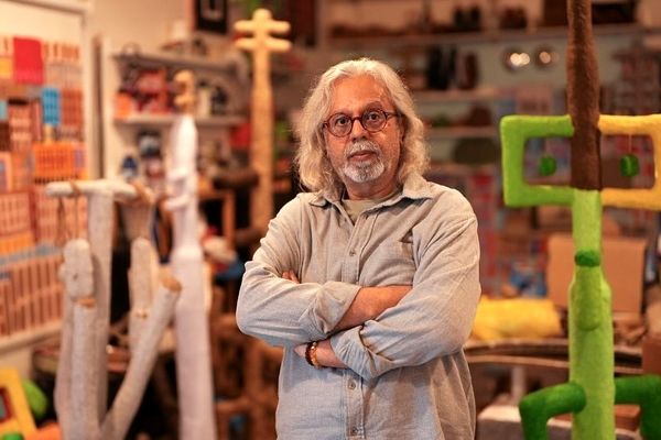 A glimpse into the installation of 'Between Sunrise and Sunset' by Mohamed Ahmed Ibrahim