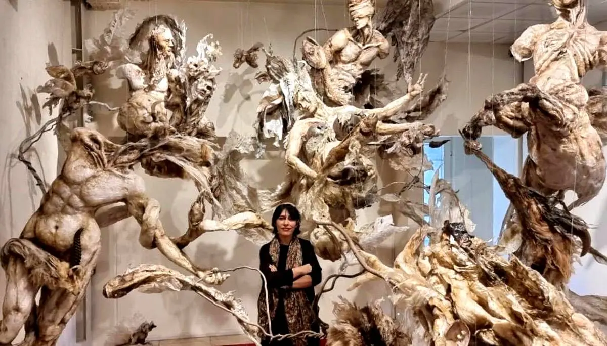 Elham Fallahi: Myths Brought to Life with Recycled Materials