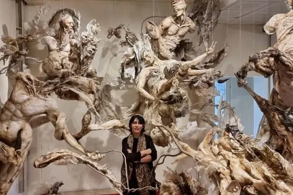 Elham Fallahi: Myths Brought to Life with Recycled Materials