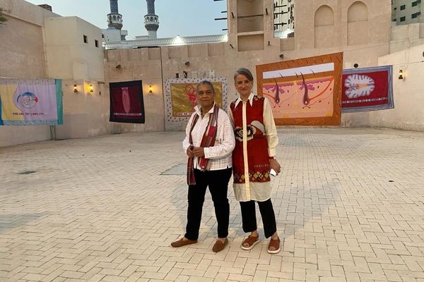 See the opening of Lubaina Himid and Magda Stawarska's exhibition at the Sharjah Art Foundation