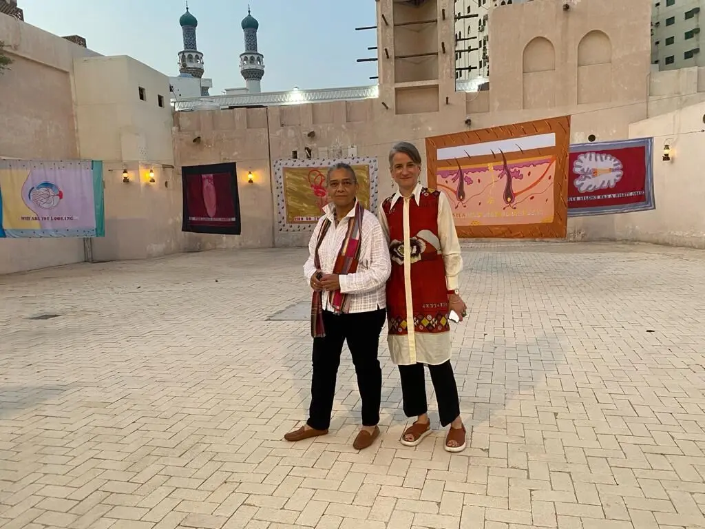 See the opening of Lubaina Himid and Magda Stawarska's exhibition at the Sharjah Art Foundation