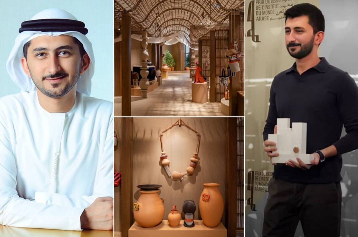 Abdalla Al Mulla won the design award from the Arab World Institute