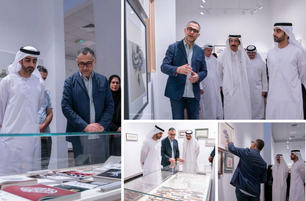 Salem bin Abdulrahman opens "Journey of Letter" exhibition by Wissam Shawkat