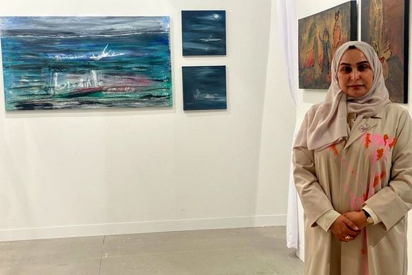 Booth S21 Abu Dhabi Art 2023 hosts Aisha Alabbar Gallery | Photos